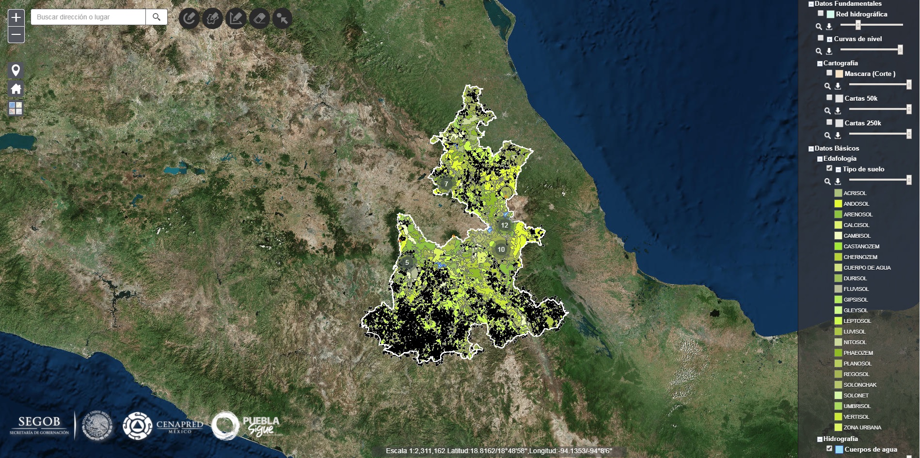 Mapa Atlas De Riesgo 