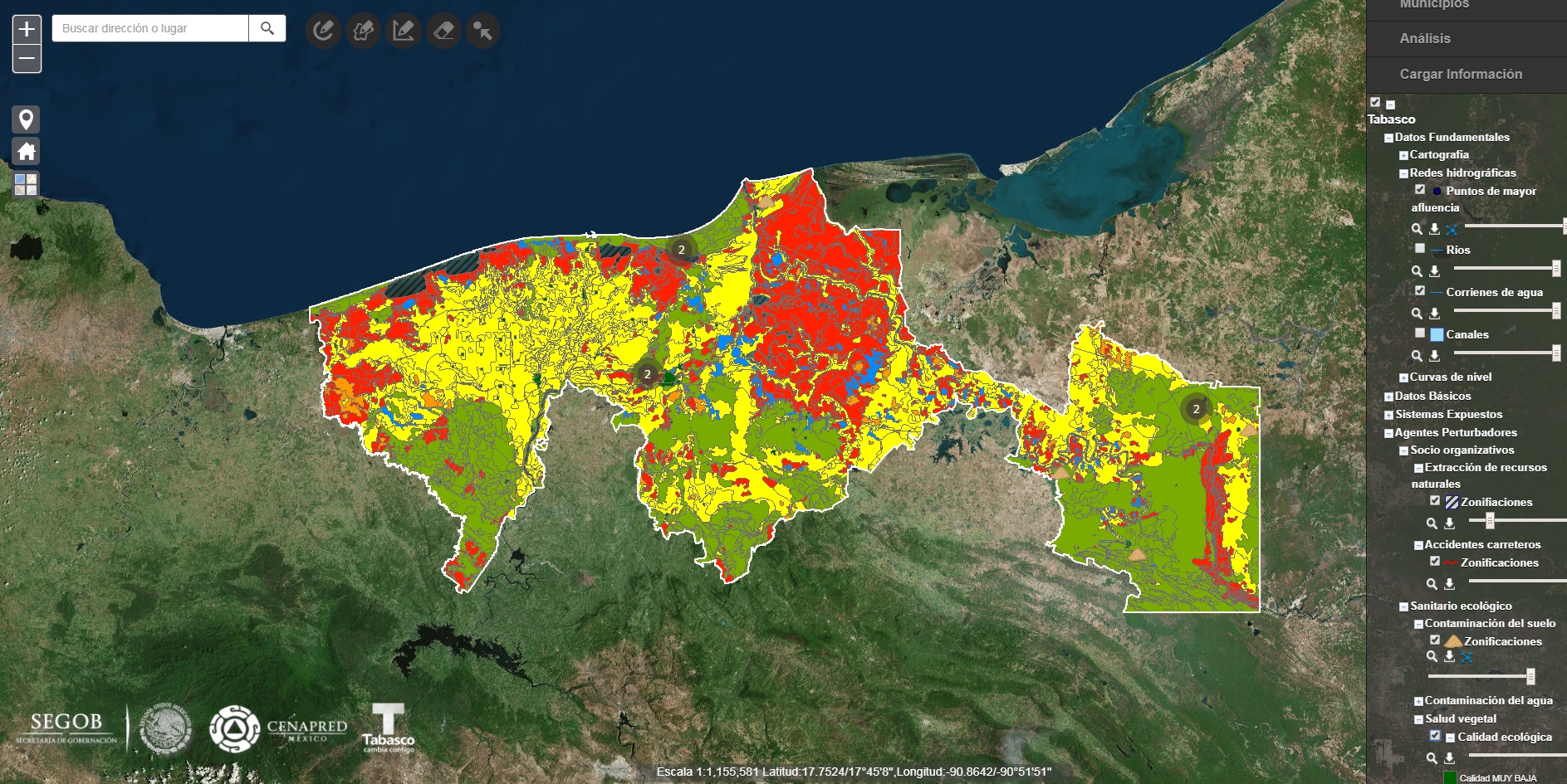 Mapa Atlas De Riesgo 